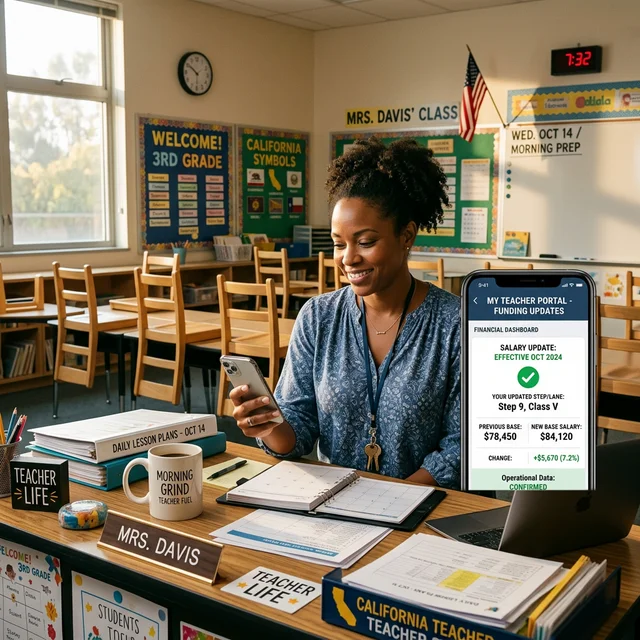 Compensation benchmarks refresh every 24 hours by cross-referencing 58 California county cost-of-living indices against  - Image 3
