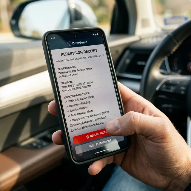 The relationship model is not 'trust us.' It is 'see every request, approve the minimum, revoke whenever the moment pass