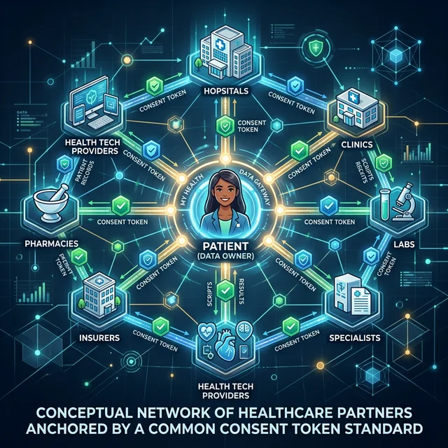 A patient-held model only works if clinics, software vendors, wellness providers, auditors, and regulators can all accep - Image 2